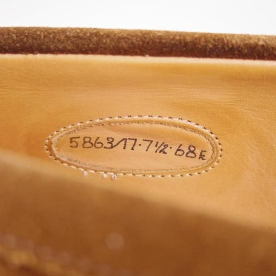 美品★アルフレッドサージェント SIZE 7.5【定7万以上★エクスクルーシブ】スエード/コインローファー/サージェント/Alfred Sargent★b039