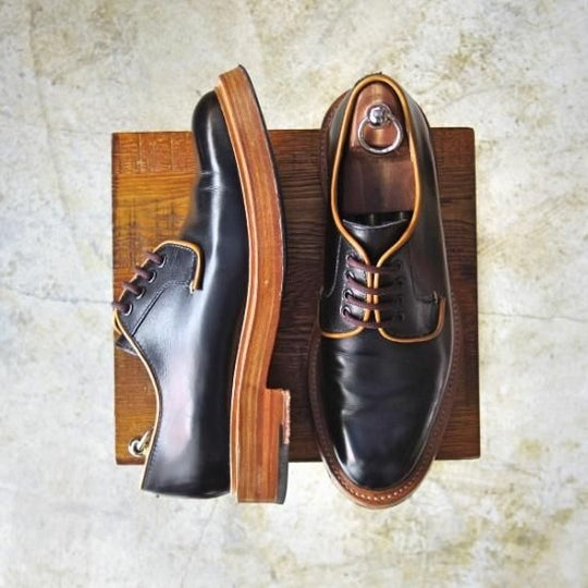 極美品★(英)バーカー 7F【★希少!!トリプルソール仕様】FENWICK/プレーントゥ/Creative Collectionライン/BARKER★b040