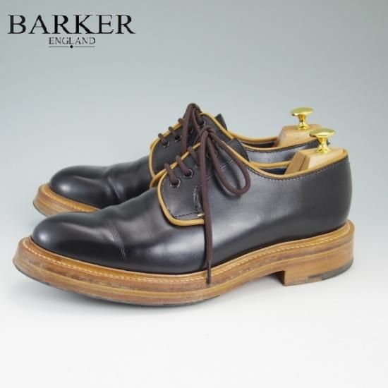極美品★(英)バーカー 7F【★希少!!トリプルソール仕様】FENWICK/プレーントゥ/Creative Collectionライン/BARKER★b040
