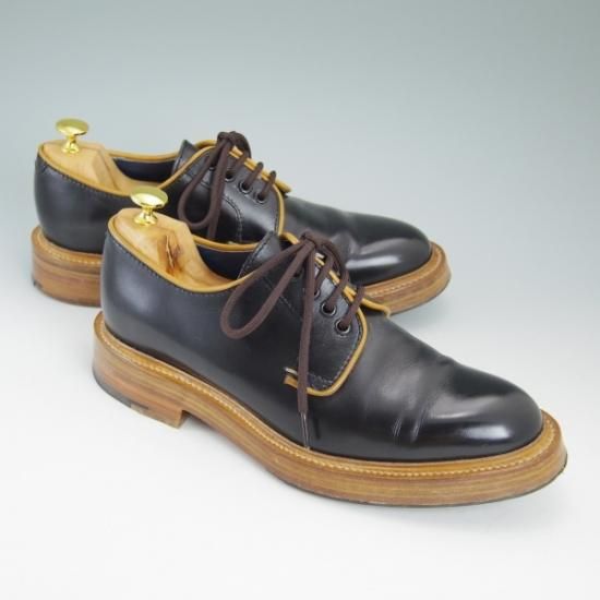 極美品★(英)バーカー 7F【★希少!!トリプルソール仕様】FENWICK/プレーントゥ/Creative Collectionライン/BARKER★b040