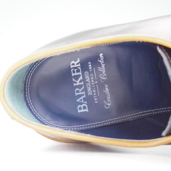 極美品★(英)バーカー 7F【★希少!!トリプルソール仕様】FENWICK/プレーントゥ/Creative Collectionライン/BARKER★b040