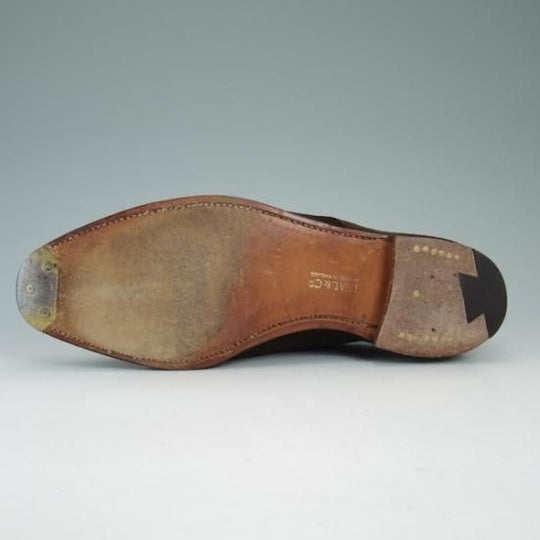 美品★クロケット&ジョーンズ UK6.5/US7D【★ブルックスブラザーズ別注/Peal&co BROOKS BROTHERS/341ラスト】Crockett&Jones★b041