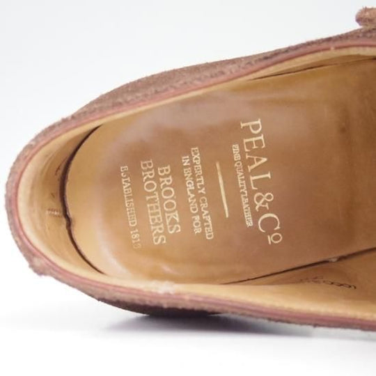 美品★クロケット&ジョーンズ UK6.5/US7D【★ブルックスブラザーズ別注/Peal&co BROOKS BROTHERS/341ラスト】Crockett&Jones★b041