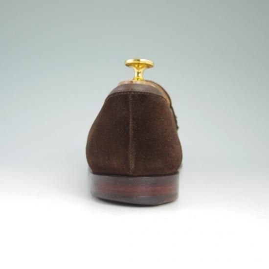 美品★クロケット&ジョーンズ 7E【★ボストン/BOSTON/コインローファー/314ラスト/スエード】Crockett&Jones★b042
