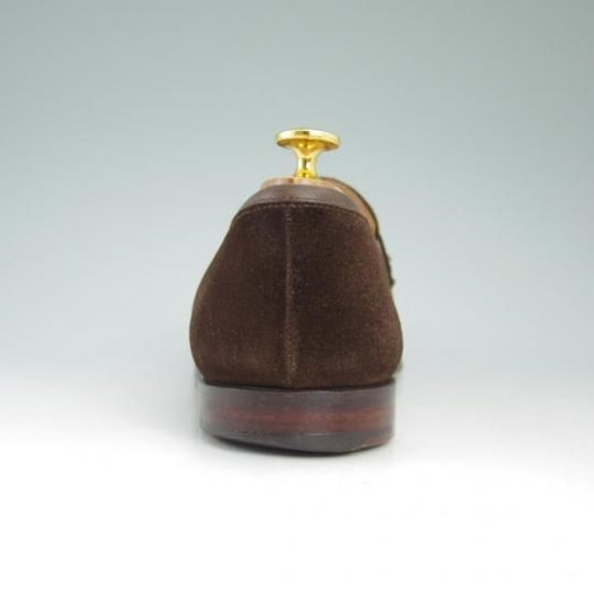 美品★クロケット&ジョーンズ 7E【★ボストン/BOSTON/コインローファー/314ラスト/スエード】Crockett&Jones★b042