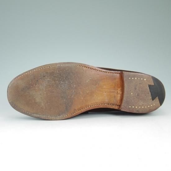 美品★クロケット&ジョーンズ 7E【★ボストン/BOSTON/コインローファー/314ラスト/スエード】Crockett&Jones★b042