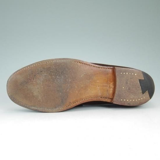 美品★クロケット&ジョーンズ 7E【★ボストン/BOSTON/コインローファー/314ラスト/スエード】Crockett&Jones★b042