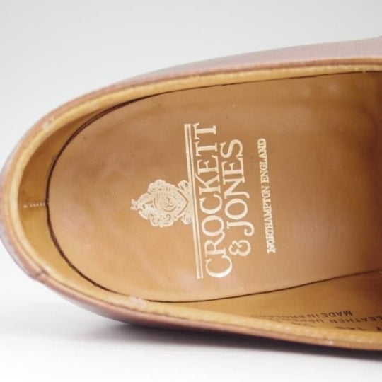 極美品★クロケット&ジョーンズ 6.5D【★LANGTON/パンチドキャップトゥ】Crockett&Jones★b043