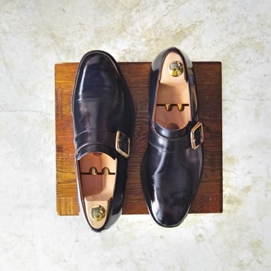 極美品★チャーチ 65Ｆ/UK6.5【★73ラスト】ドナウ/DANUBE/モンクストラップ/Church's★b045