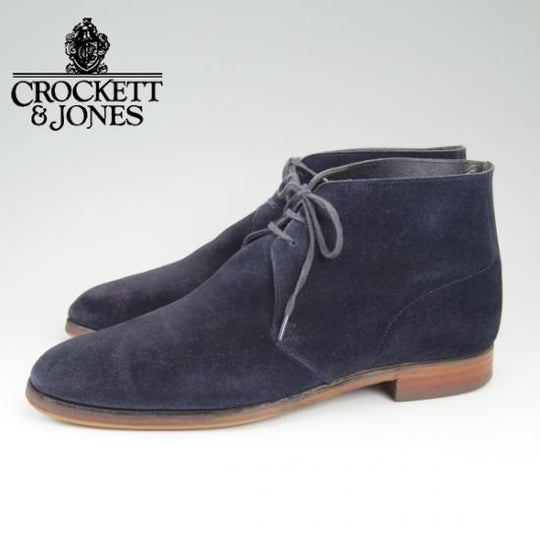 極上★クロケット&ジョーンズ 8.5E【★トレーディングポスト別注/Trading Post/チャッカ/ブーツ/CHUKKA/スエード】Crockett&Jones★b048