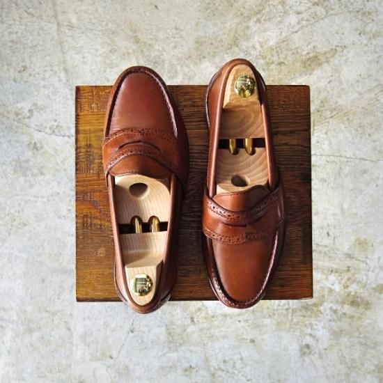 極美品★(米製)ランコート US7.5E【★ラルフローレン別注】Ralph Lauren/コインローファー/RANCOURT★b057