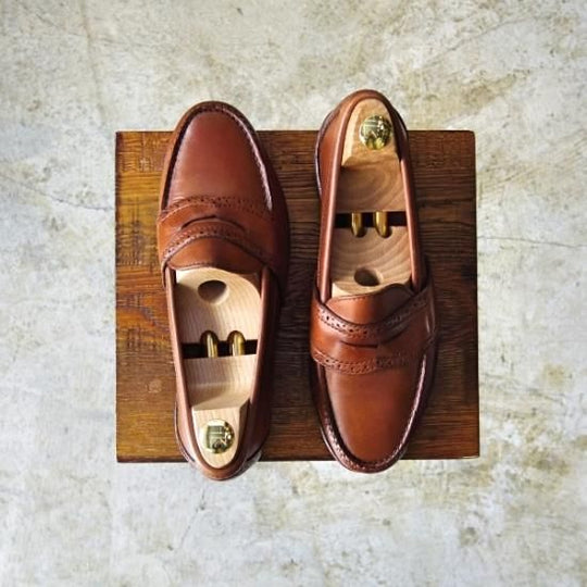 極美品★(米製)ランコート US7.5E【★ラルフローレン別注】Ralph Lauren/コインローファー/RANCOURT★b057