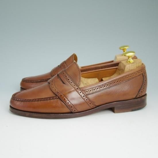 極美品★(米製)ランコート US7.5E【★ラルフローレン別注】Ralph Lauren/コインローファー/RANCOURT★b057