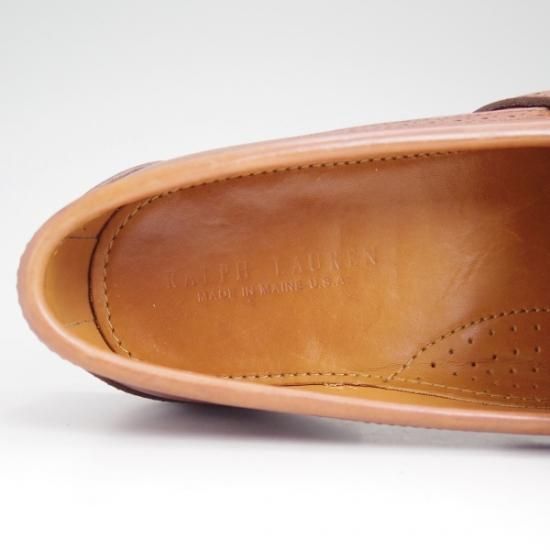 極美品★(米製)ランコート US7.5E【★ラルフローレン別注】Ralph Lauren/コインローファー/RANCOURT★b057