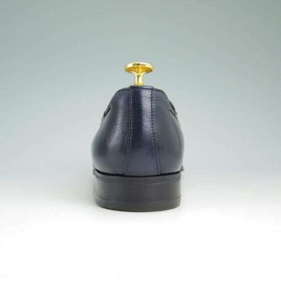 極美品★(伊)タニノクリスチー SIZE 5.5【★紺色/リボンローファー】TANINO CRISCI★b058