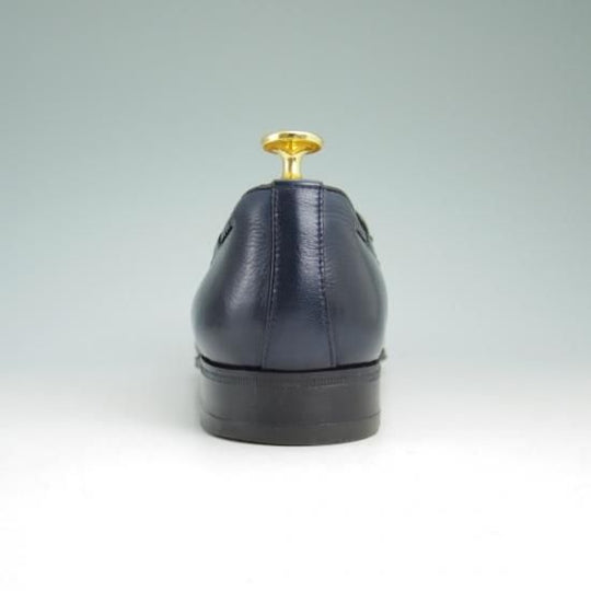 極美品★(伊)タニノクリスチー SIZE 5.5【★紺色/リボンローファー】TANINO CRISCI★b058