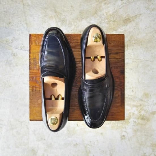 ★信義 UK6.5程度【★オーダー品/コインローファー】関 信義/靴のハシモト★b060