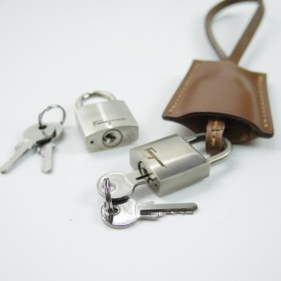 サルヴァトーレフェラガモ ビジネスバッグ ブリーフケース グレージュ メンズ 極上☆サルヴァトーレ フェラガモ/Ferragamo【定20万程度