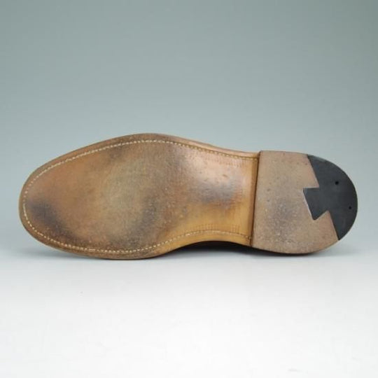 美品★オールデン 7D【★クロムエクセルレザー仕様/バリーラスト/97870/ロングウイング/フルブローグ】ALDEN★b062