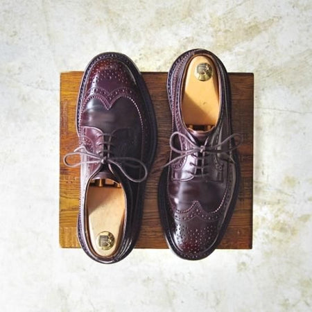 ★トリッカーズ SIZE 6.5【★希少!!コードバン仕様】M5164/カントリーシューズ/短靴/ロングウイング/Tricker's★b063