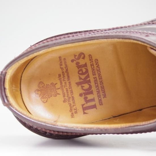 ★トリッカーズ SIZE 6.5【★希少!!コードバン仕様】M5164/カントリーシューズ/短靴/ロングウイング/Tricker's★b063