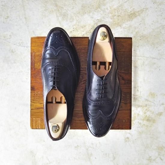 ★英国製/リーガル UK7.5【80s最高級ライン★ブリティッシュ コレクション】フルブローグ/REGAL BRITISH COLLECTION★b065