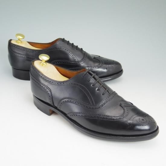 ★英国製/リーガル UK7.5【80s最高級ライン★ブリティッシュ コレクション】フルブローグ/REGAL BRITISH COLLECTION★b065