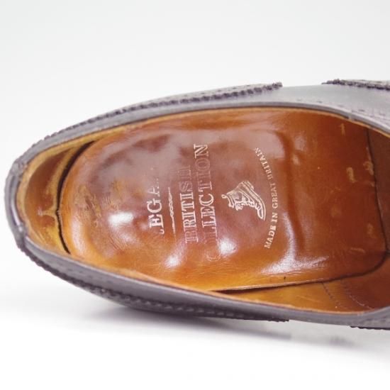 ★英国製/リーガル UK7.5【80s最高級ライン★ブリティッシュ コレクション】フルブローグ/REGAL BRITISH COLLECTION★b065