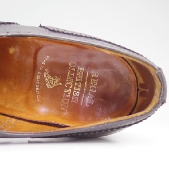 ★英国製/リーガル UK7.5【80s最高級ライン★ブリティッシュ コレクション】フルブローグ/REGAL BRITISH COLLECTION★b065