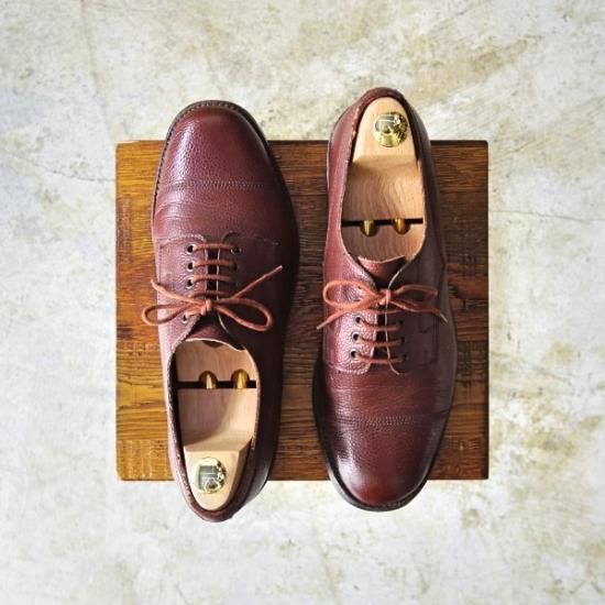 極上★クロケット&ジョーンズ UK7.5【★ (英)HACKETT/ハケット別注/232ラスト/ストレートチップ】Crockett&Jones★b069