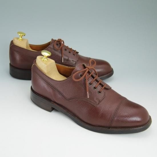 極上★クロケット&ジョーンズ UK7.5【★ (英)HACKETT/ハケット別注/232ラスト/ストレートチップ】Crockett&Jones★b069