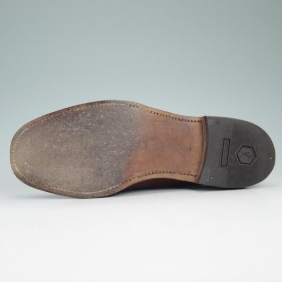 極上★クロケット&ジョーンズ UK7.5【★ (英)HACKETT/ハケット別注/232ラスト/ストレートチップ】Crockett&Jones★b069