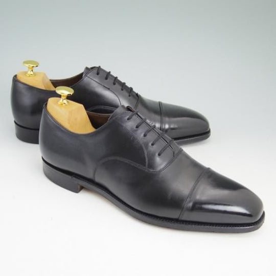 美品★(英)グレンソン 8E【★ストレートチップ】33551/黒/80027/GRENSON★b080