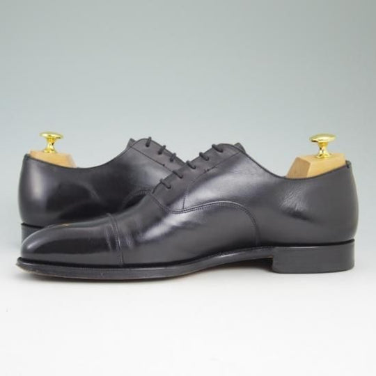 美品★(英)グレンソン 8E【★ストレートチップ】33551/黒/80027/GRENSON★b080