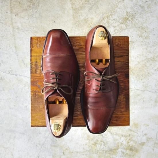 極上★(伊)マンニーナ SIZE 6.5【★ストレートチップ】MANNINA★b081