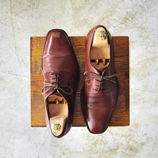 極上★(伊)マンニーナ SIZE 6.5【★ストレートチップ】MANNINA★b081