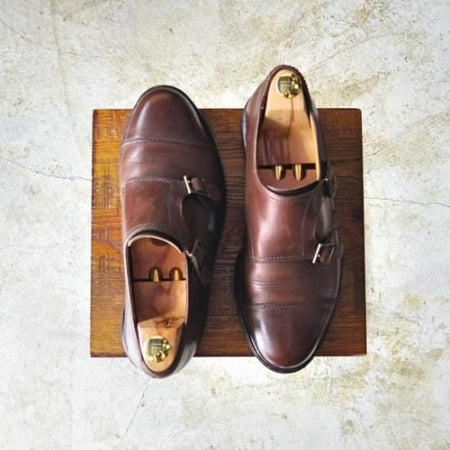 極上★パラブーツ SIZE 6.5【★ウィリアム/WILLIAM/リスレザー/マルシェソール/ダブルモンク】Paraboot★b082