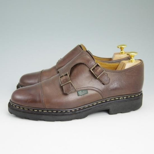 極上★パラブーツ SIZE 6.5【★ウィリアム/WILLIAM/リスレザー/マルシェソール/ダブルモンク】Paraboot★b082