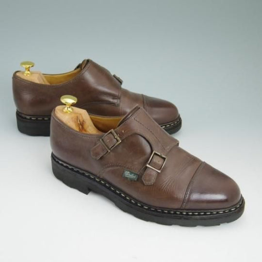 極上★パラブーツ SIZE 6.5【★ウィリアム/WILLIAM/リスレザー/マルシェソール/ダブルモンク】Paraboot★b082