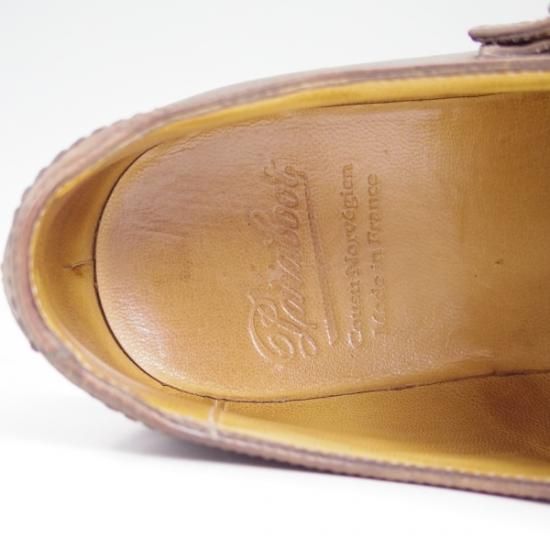 極上★パラブーツ SIZE 6.5【★ウィリアム/WILLIAM/リスレザー/マルシェソール/ダブルモンク】Paraboot★b082