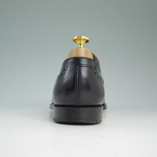 極美品★クロケット&ジョーンズ 7.5E【★上級!!ハンドグレードライン】Downing/330ラスト/フルブローグ/Crockett&Jones★b084