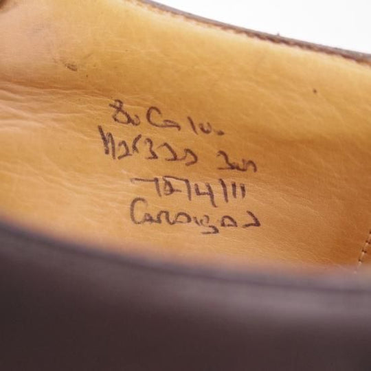 極美品★チャーチ 80G/UK8【★100ラスト/カーディガン/Cardigan/4都市ロゴ/モンクストラップ/フルブローグ/ウイングチップ】Church's★b090