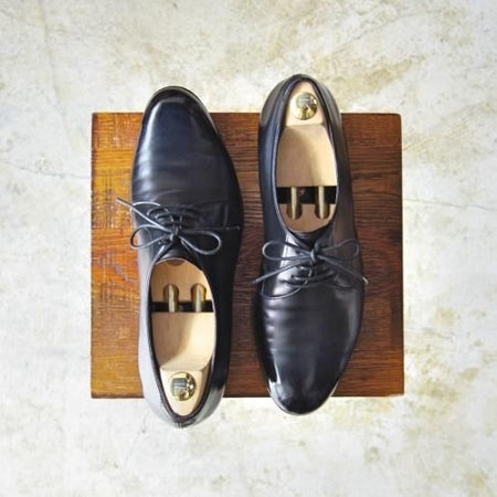★ジョンロブ ロンドン UK7.5程度【時価80万円程度★最高級!!ビスポーク商品】プレーントゥ/JOHN LOBB LONDON★b092