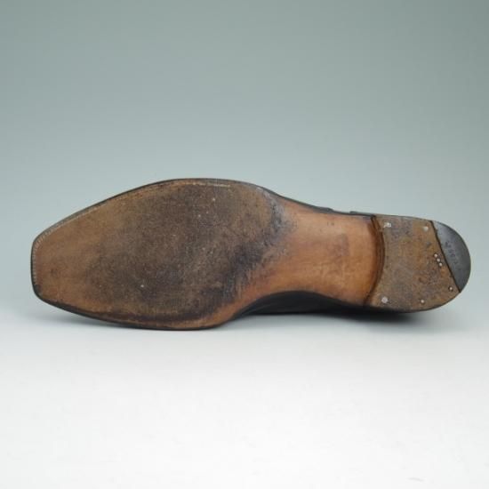 ★(英)ジョージクレバリー UK8.5程度【★高級!!ビスポーク商品】ストレートチップ/GEORGE CLEVERLEY★b093