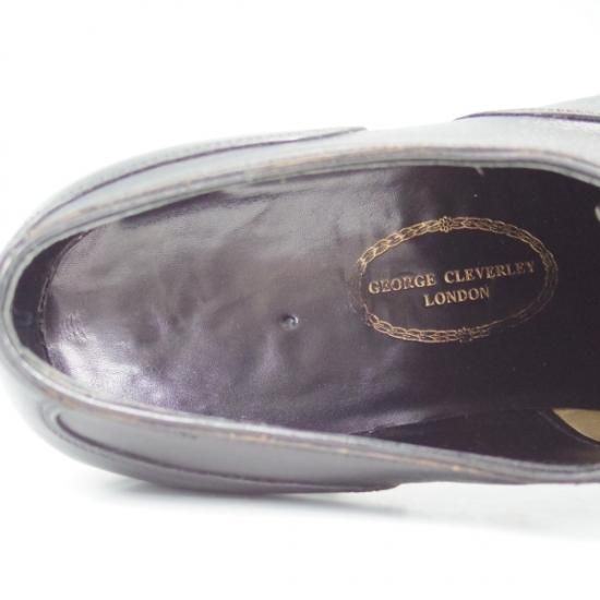 ★(英)ジョージクレバリー UK8.5程度【★高級!!ビスポーク商品】ストレートチップ/GEORGE CLEVERLEY★b093