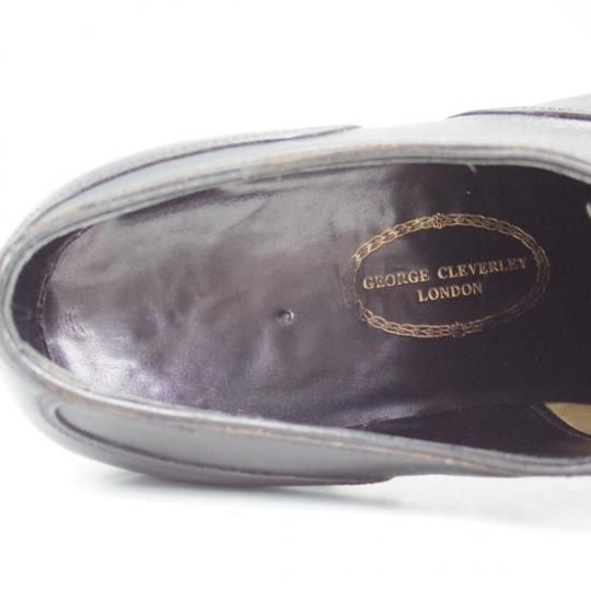 ★(英)ジョージクレバリー UK8.5程度【★高級!!ビスポーク商品】ストレートチップ/GEORGE CLEVERLEY★b093