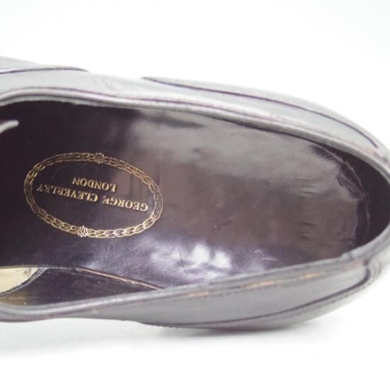 ★(英)ジョージクレバリー UK8.5程度【★高級!!ビスポーク商品】ストレートチップ/GEORGE CLEVERLEY★b093