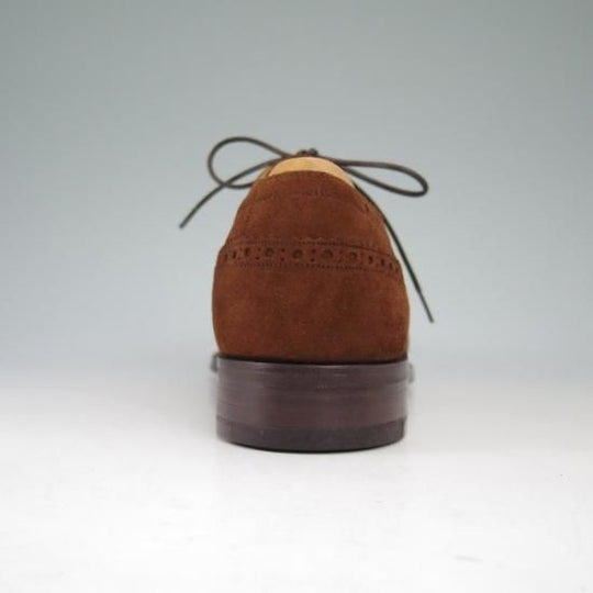 未使用★バーカー UK5.5【★セミブローグ】スエード/6055DW01/F2/175D/BARKER★b097