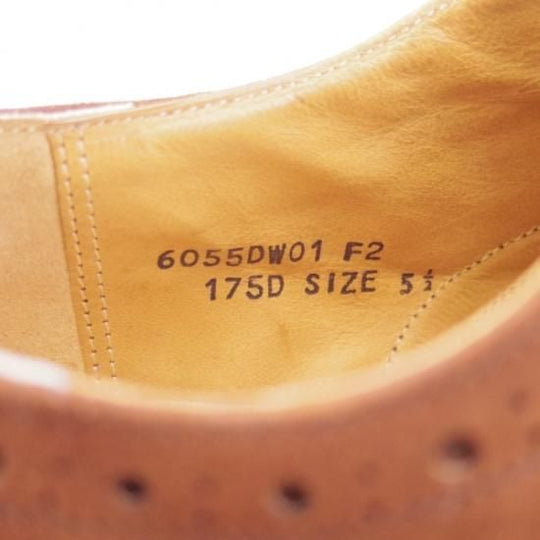 未使用★バーカー UK5.5【★セミブローグ】スエード/6055DW01/F2/175D/BARKER★b097