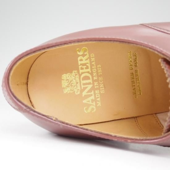 未使用品★サンダース SIZE 7【★ストレートチップ/デッドストック品】SANDERS★b098